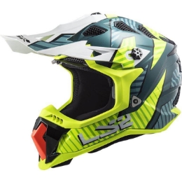Motocross čelada LS2 Subverter EVO Astro (MX700), zelena/rumena