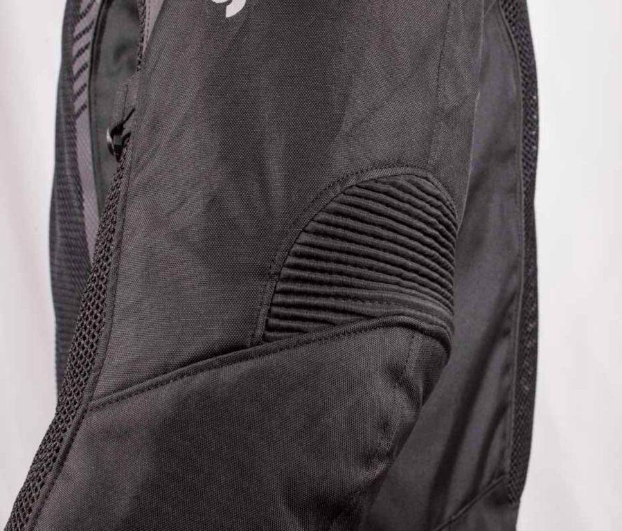 Poletna motoristična jakna z brezrokavnikom GMS Samu Mesh, črna/rumena